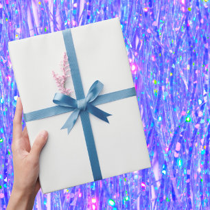 Papier Cadeau Couleur solide dentelle Chantilly