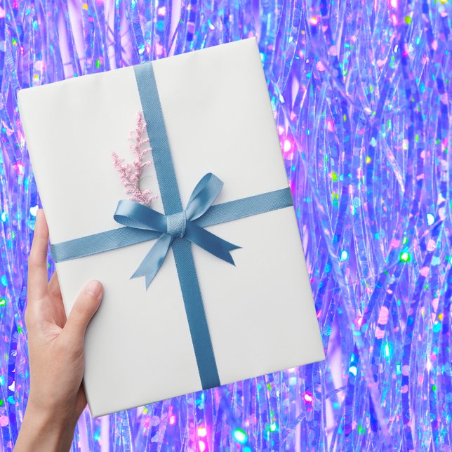 Papier Cadeau Couleur solide dentelle Chantilly (Créateur téléchargé)