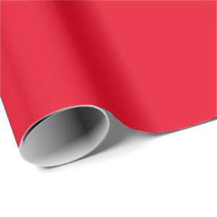 Papier Cadeau Couleur solide rouge