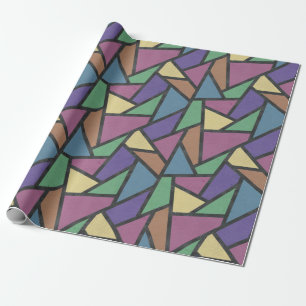 Papier Cadeau Couleurs arc-en-ciel en mosaïque motif