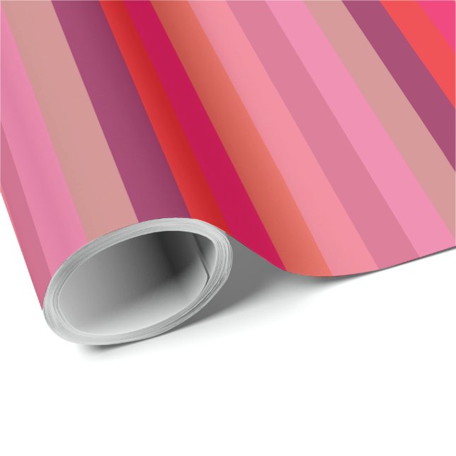 Papier Cadeau Couleurs brillantes 1 (Coin rond)