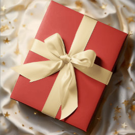 Papier Cadeau Couleurs classiques - Rouge clair - Rouleau solide