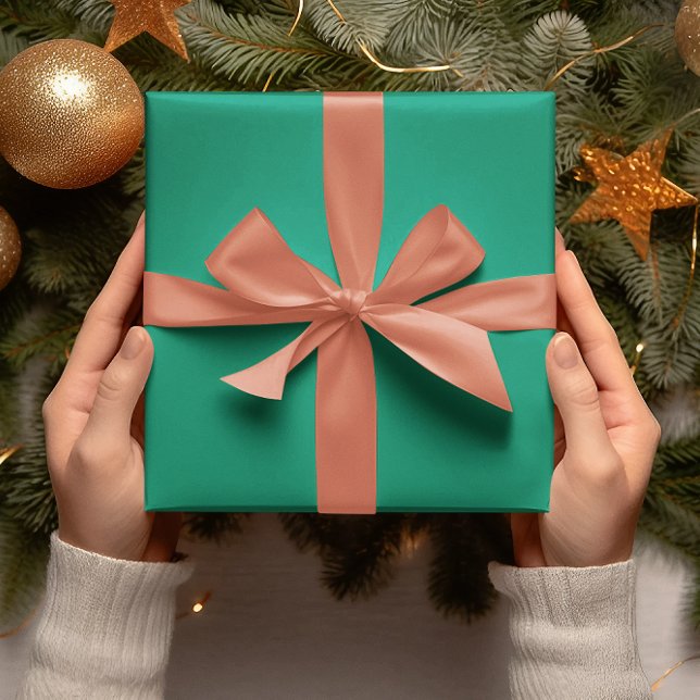 Papier Cadeau Couleurs de tendance - Jade Green Color - Rouleau  (Créateur téléchargé)