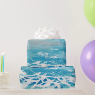 Papier Cadeau Couleurs d'eau peintes