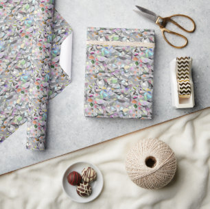 Papier Cadeau Couleurs Papier d'emballage brillant