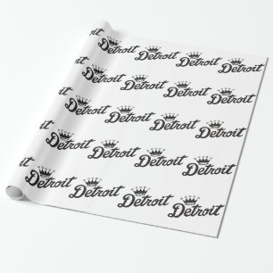 Papier Cadeau Couronne de Detroit