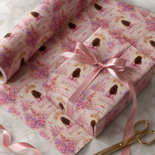 Papier Cadeau Couronne de princesse Anniversaire