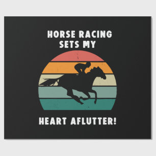 Papier Cadeau Courses de chevaux