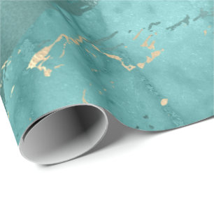 Papier Cadeau Courses métalliques de marbre de Tiffany Sone de