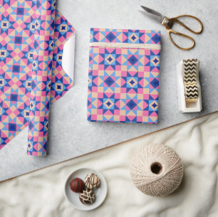 Papier Cadeau Courte moderne en bloc étoilé