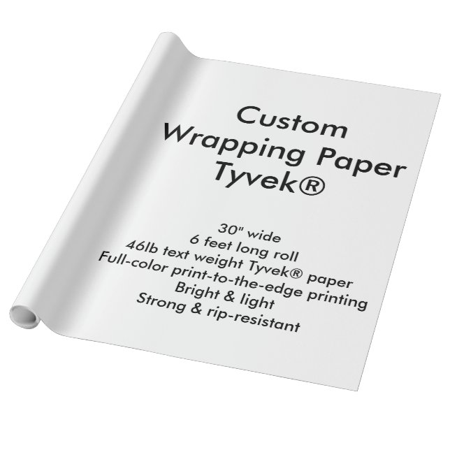 Papier Cadeau Coutume 6' petit pain de papier d'emballage de (Déroulé)