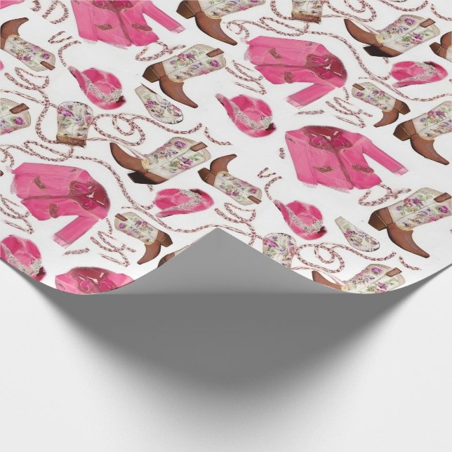PAPIER CADEAU COWGIRL (Coin)