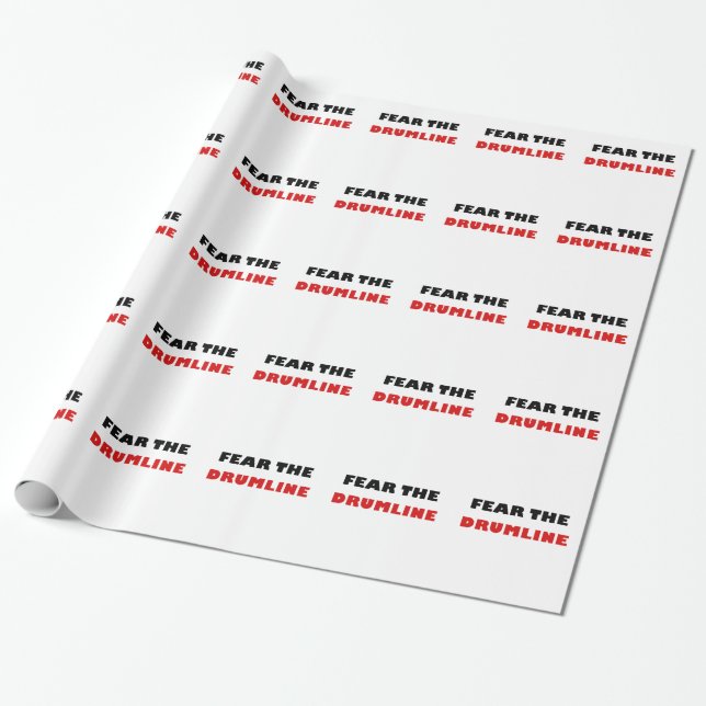 Papier Cadeau Craignez le Drumline (Déroulé)