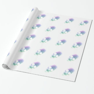 Papier Cadeau Crâne d'arc-en-ciel - arrière - plan fait sur