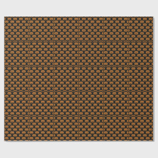 Papier Cadeau Crâne de citrouille