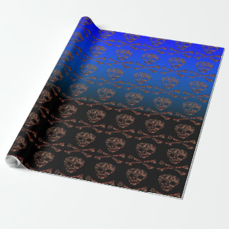 Papier Cadeau Crâne et os croisés #4