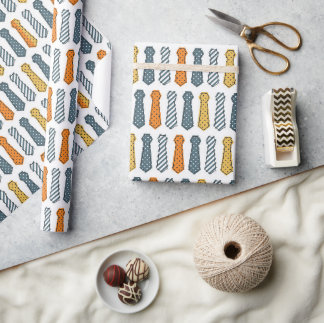 Papier Cadeau Cravates amusants