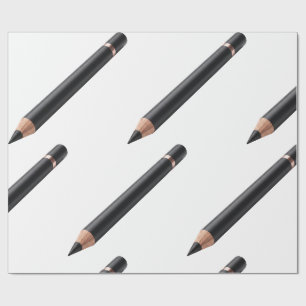 Papier Cadeau Crayon Eye-liner Noir Illustration Maquillage
