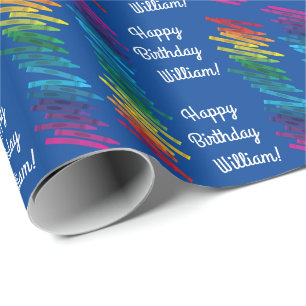 Papier Cadeau Crayons Anniversaire de enfant Party Art joli colo