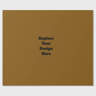 Papier Cadeau Create Your Own Brown