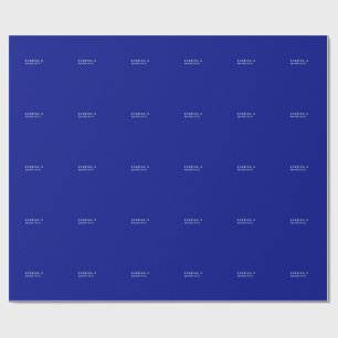 Papier Cadeau Créatif Simple Uni Bleu Phthalo Tendance