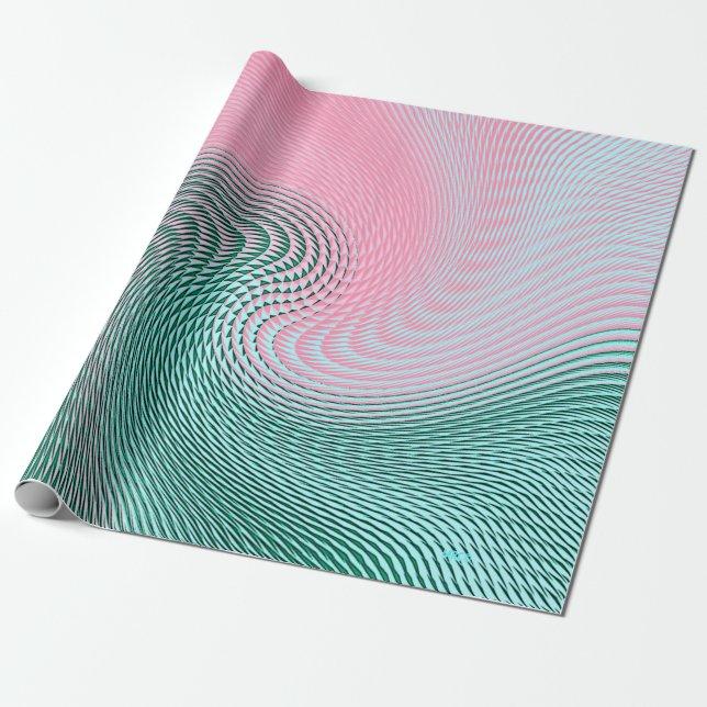 Papier Cadeau Création d'ondes... (Déroulé)
