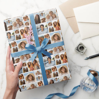 Papier Cadeau Créer un montage photo personnalisé avec 6 photos