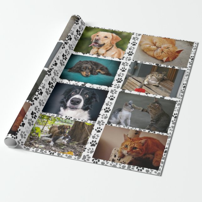 Papier Cadeau Créez votre propre animal de compagnie personnalis (Déroulé)