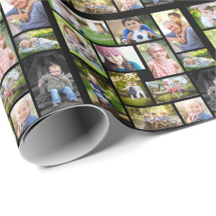 Papier Cadeau Créez votre propre collage de plusieurs photos