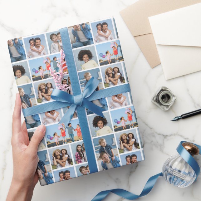 Papier Cadeau Créez votre propre collection de 7 photos (Cadeaux)