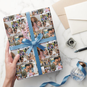 Papier Cadeau Créez votre propre collection photo de 10 personne