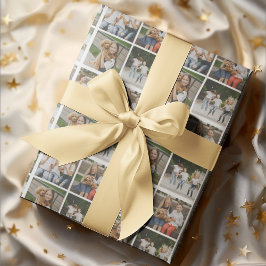 Papier Cadeau Créez votre propre grille photo personnalisée 4