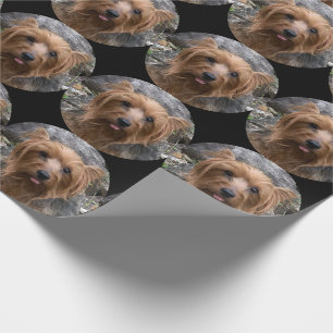 Papier Cadeau Créez votre propre photo de chien personnalisée