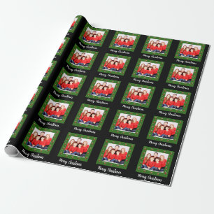 Papier Cadeau Créez votre propre photo de Noël de famille