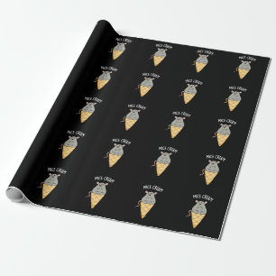 Papier Cadeau Crème de souris amusant crème glacée jeu de crème 