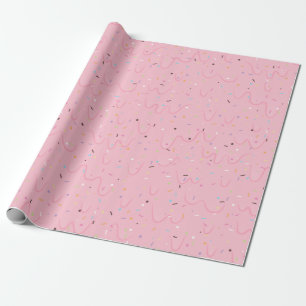 Papier Cadeau Crème glacée aux fraises