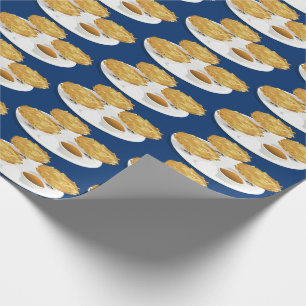 Papier Cadeau Crème sure de compote de pommes de Latkes de