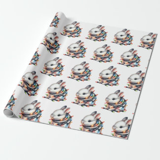 Papier Cadeau Critère de Noël neigeux