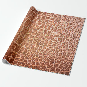 Papier Cadeau Crocodile cuir motif arrière-plan, allié