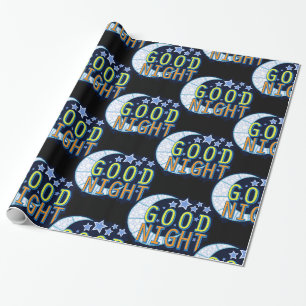 Papier Cadeau Croissant de lune Thunder_Cove de bonne nuit