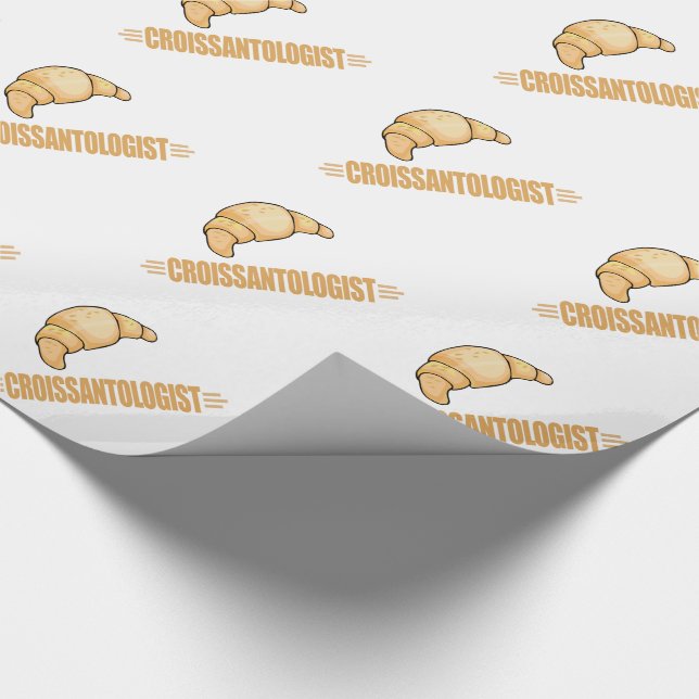 Papier Cadeau Croissant drôle (Coin)