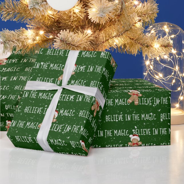 Papier Cadeau CROYER DANS LE Texte MAGIQUE (Vacances)