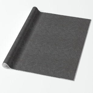 Papier Cadeau Cuir noir