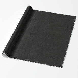 Papier Cadeau Cuir noir