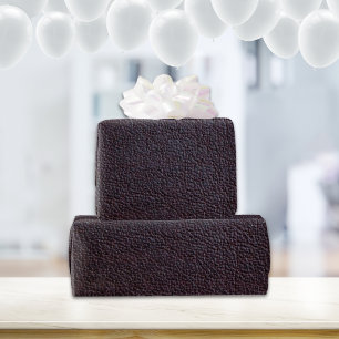 Papier Cadeau Cuir pourpre Faux Grain