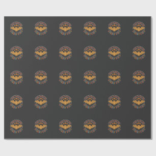 Papier Cadeau Cuisses Épaisses Vibes Sombres Design Chauve-Souri
