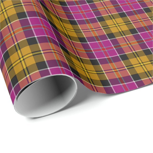 Papier Cadeau Culloden Scotland District Tartan (Coin rond)