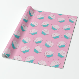 Papier Cadeau Cupcake Geschenkpapier