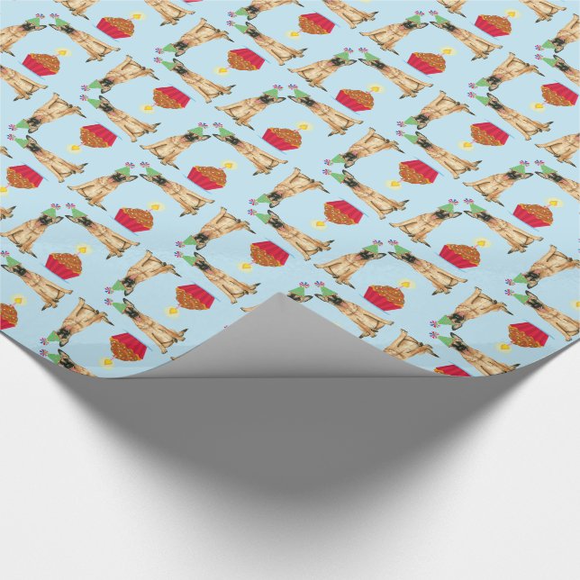 Papier Cadeau Cupcake Malinois (Coin)