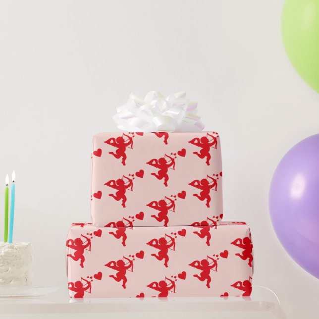 Papier Cadeau Cupidon Valentines (Cadeaux de fête)